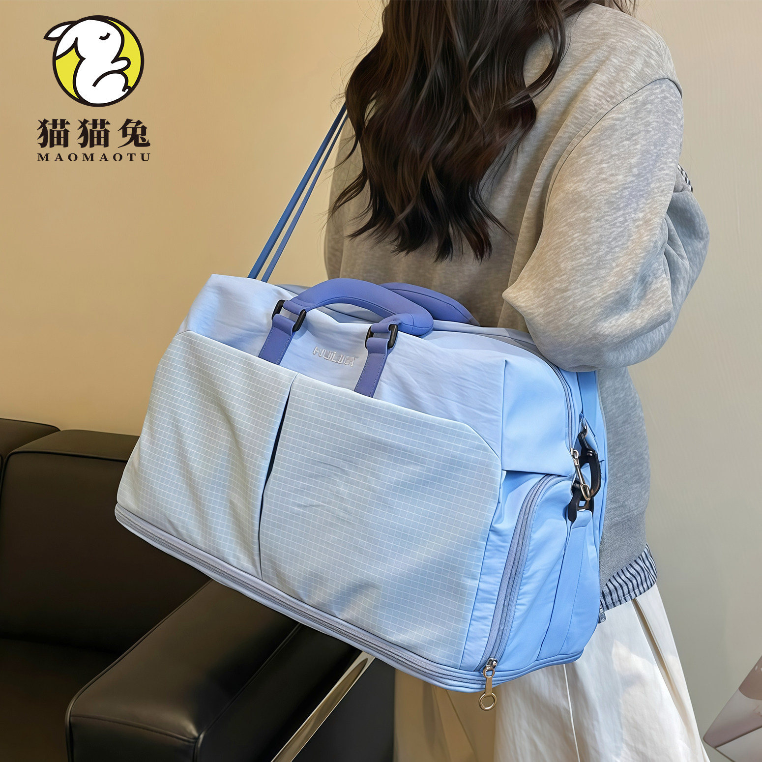 旅行包干湿分离轻便大容量健身包图片