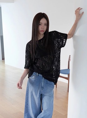 THE COLLECTORS韩国正品langer别致气质短袖T恤2025春季新款上衣