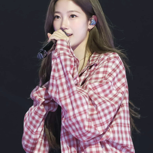 langer休闲百搭格子衬衫 韩国正品 COLLECTORS中村一叶同款 THE