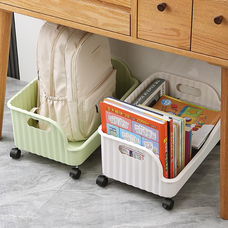 学校书桌底下放书包架书本收纳架