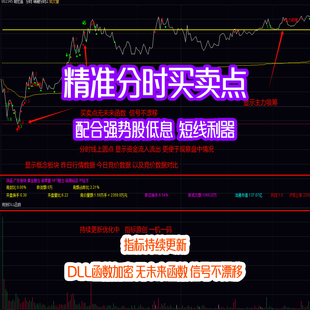分时做t指标强势股精准买卖点竞价行情信息显示分时主力吸筹指标