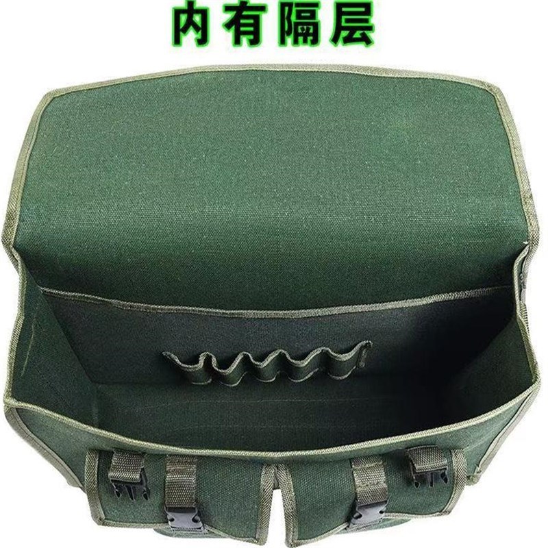 帆布工具包加厚耐磨瓦工收纳包工地木工维修劳保多功能水电工大包