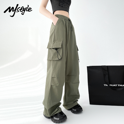 MJSTYLE复古工装裤女