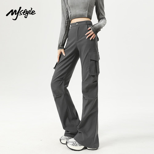 MJSTYLE微喇叭工装裤女春夏季