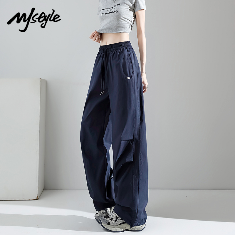 MJSTYLE工装阔腿裤女2025夏