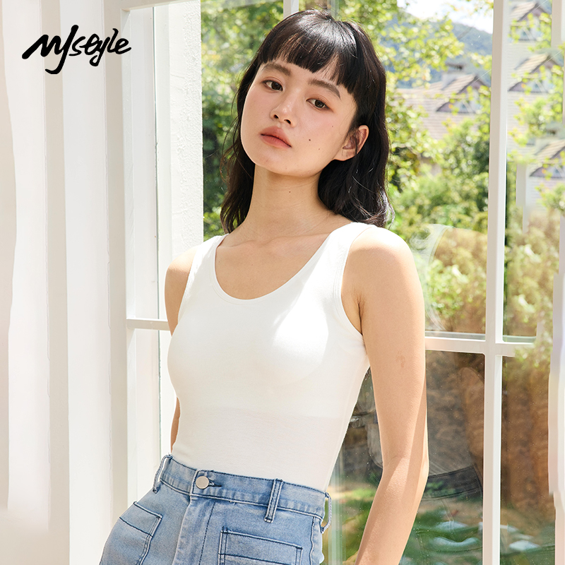 MJSTYLE天丝薄款冰凉感打底背心