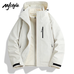 抓绒情侣多巴胺夹克 新款 STYLE可拆三合一冲锋衣外套女2025冬季