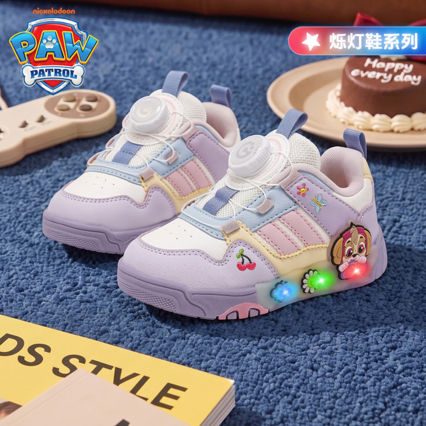 汪汪队防水轻便暴走女童运动鞋