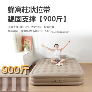 单人家用全自动充气床打地铺户外睡垫折叠双人语音气垫床1.8m加厚