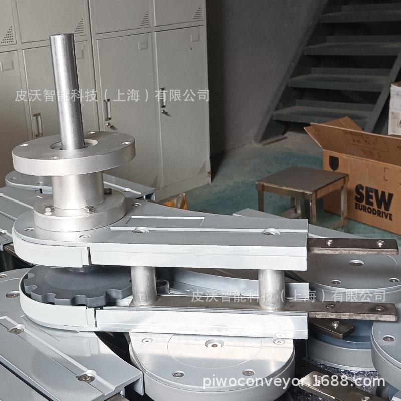 江苏柔性链头尾传动装置180°转盘驱动中间驱动83mm宽设计