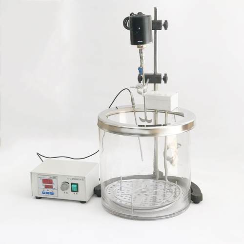 76-1A分体式数显恒温玻璃水浴槽带搅拌乌氏粘度计配套包破损