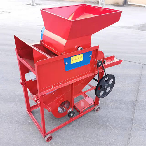 出口各型号花生脱壳机电动除尘花生剥壳机双风机花生种子脱壳机