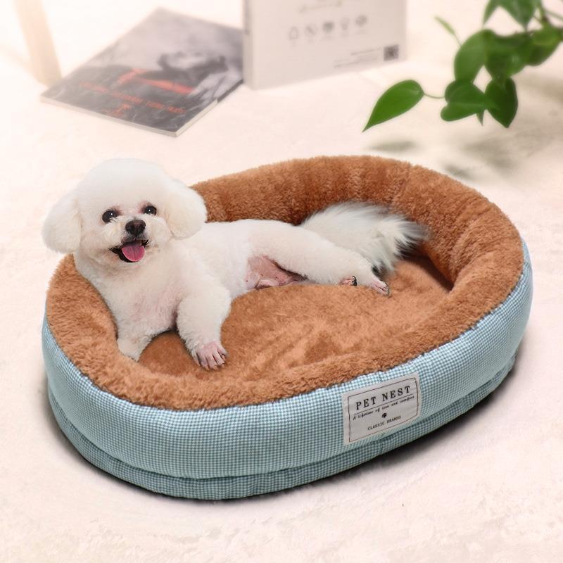 新款狗窝冬季保暖加厚宠物窝可拆洗猫窝中大型犬狗狗床垫