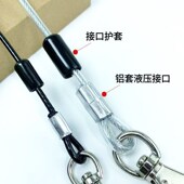 狗狗牵引绳狗链子防爆冲遛狗栓狗绳小型中型大型犬加粗加长钢丝绳