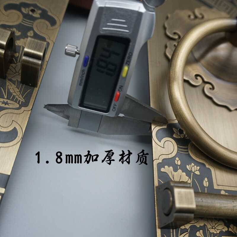门环老式门老铜门扣仿古门环大门拉手古铜铜门环纯铜木门把手老式