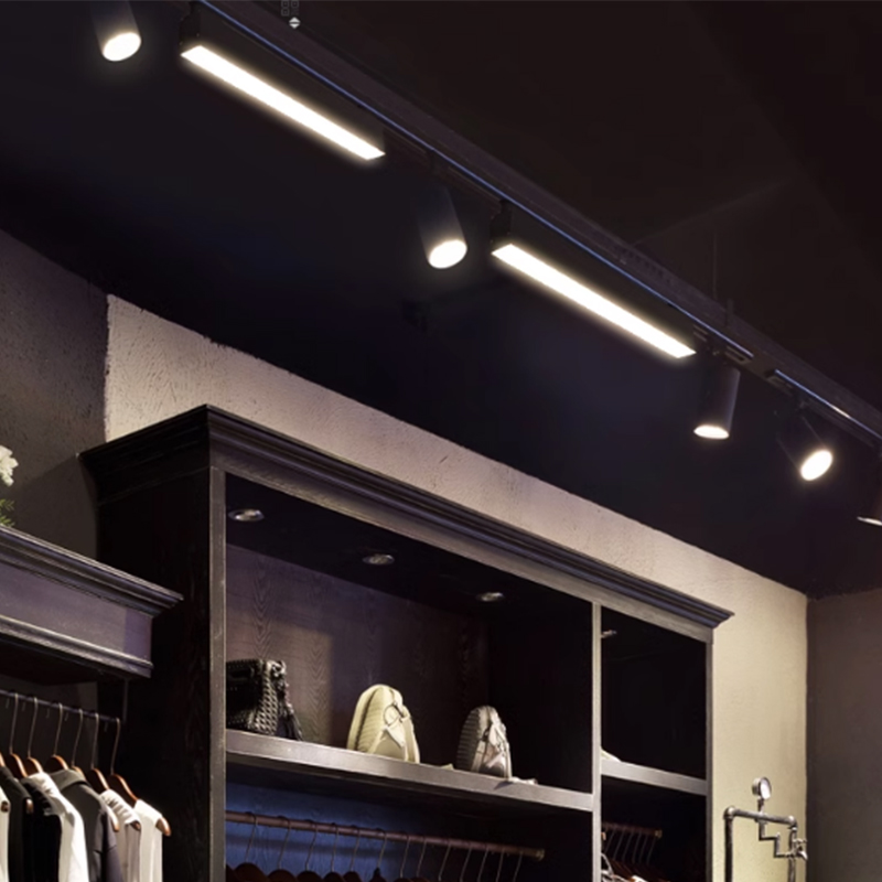 粤高 服装店led散光轨道灯长条泛光灯店铺商用超市导轨式补光照明