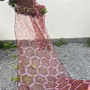 花月宴汉服披帛大方量舞蹈飘带多色女汉服配饰仙气百搭唐风团花