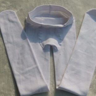 儿童肤色打底裤春秋中厚加绒九分裤薄绒女童肉色连裤袜白色舞蹈袜