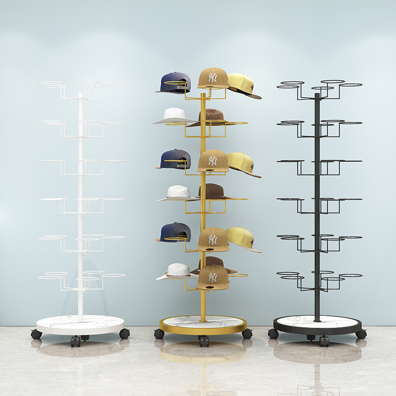 帽子架子展示架陈列服装店挂帽子神器儿童装货架母婴上墙收纳神器