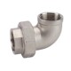 1.5 1.2 2寸内外丝活接接头 6分1 双内丝活接弯头304不锈钢2