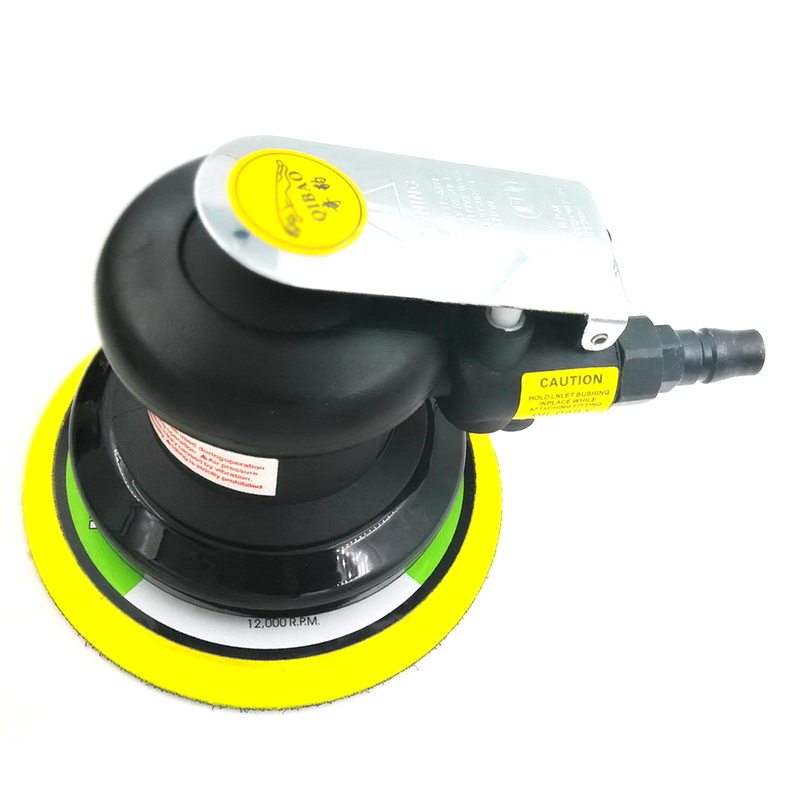 QIBAO奇豹气动干磨气磨打磨机砂纸机125mm5寸汽车打蜡抛光机包邮