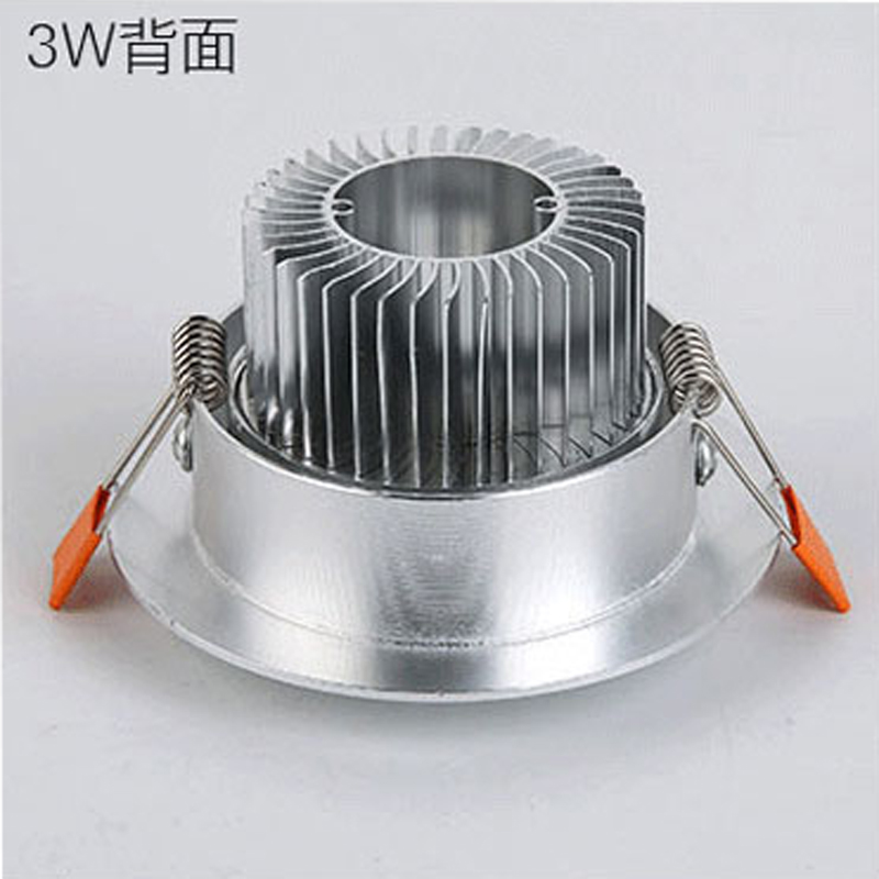 低压12V24VLED天花射灯3W6W嵌入式筒灯开孔6 /7 公分背景牛眼灯