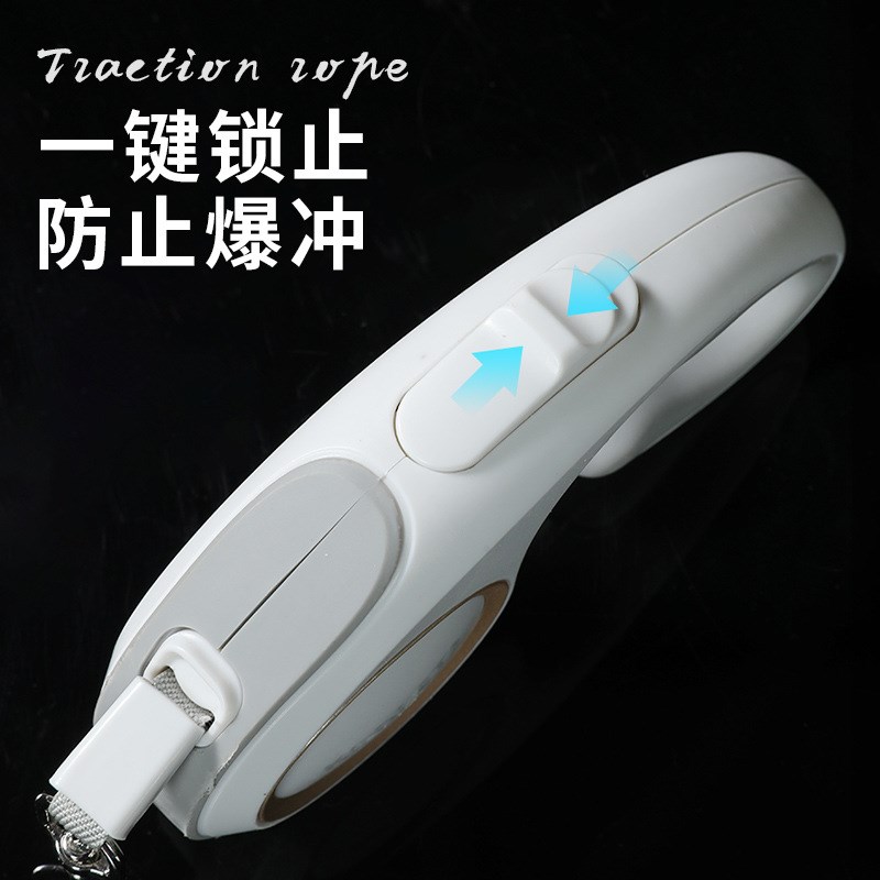 新款简约宠物3米牵引绳自动伸缩狗狗牵引器 日用外出遛狗绳