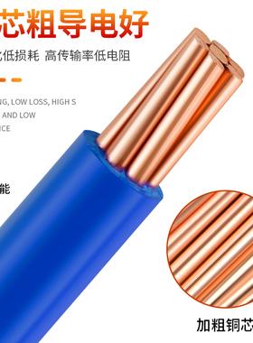 金联宇电缆国标BV10/16/25/35/50平方铜芯线单塑硬线阻燃电线散剪