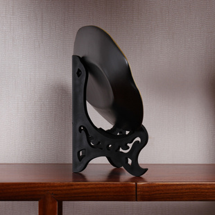 新中式复古风陶瓷盘子摆件家庭客厅入户进门博古架玄关隔断装饰品