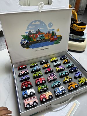 小汽车工程车回力迷你合金玩具车儿童男孩生日礼物回力礼盒迷你版