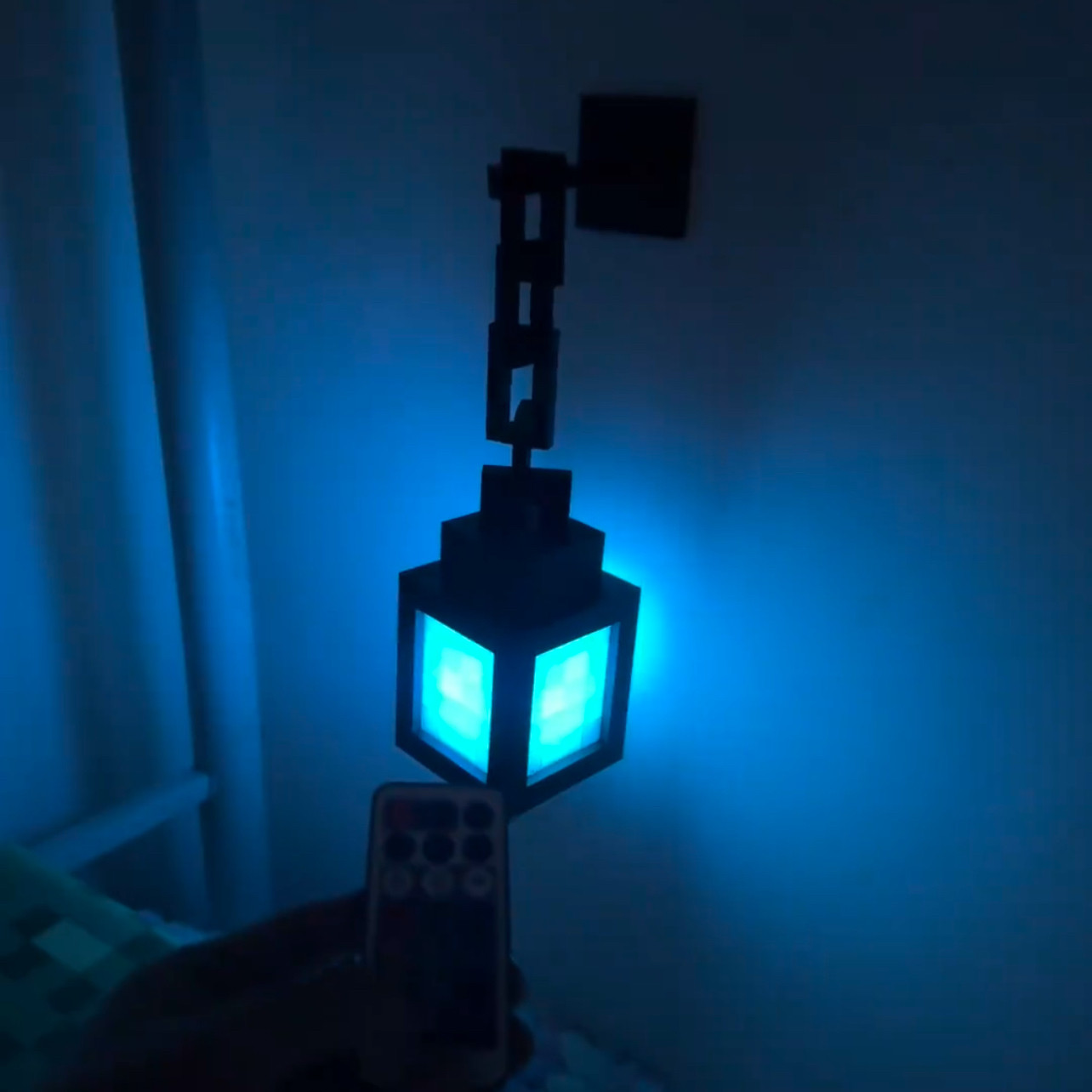 小夜灯创意像素灯床头灯氛围火把灯我的世界像素灯游戏趣味小众