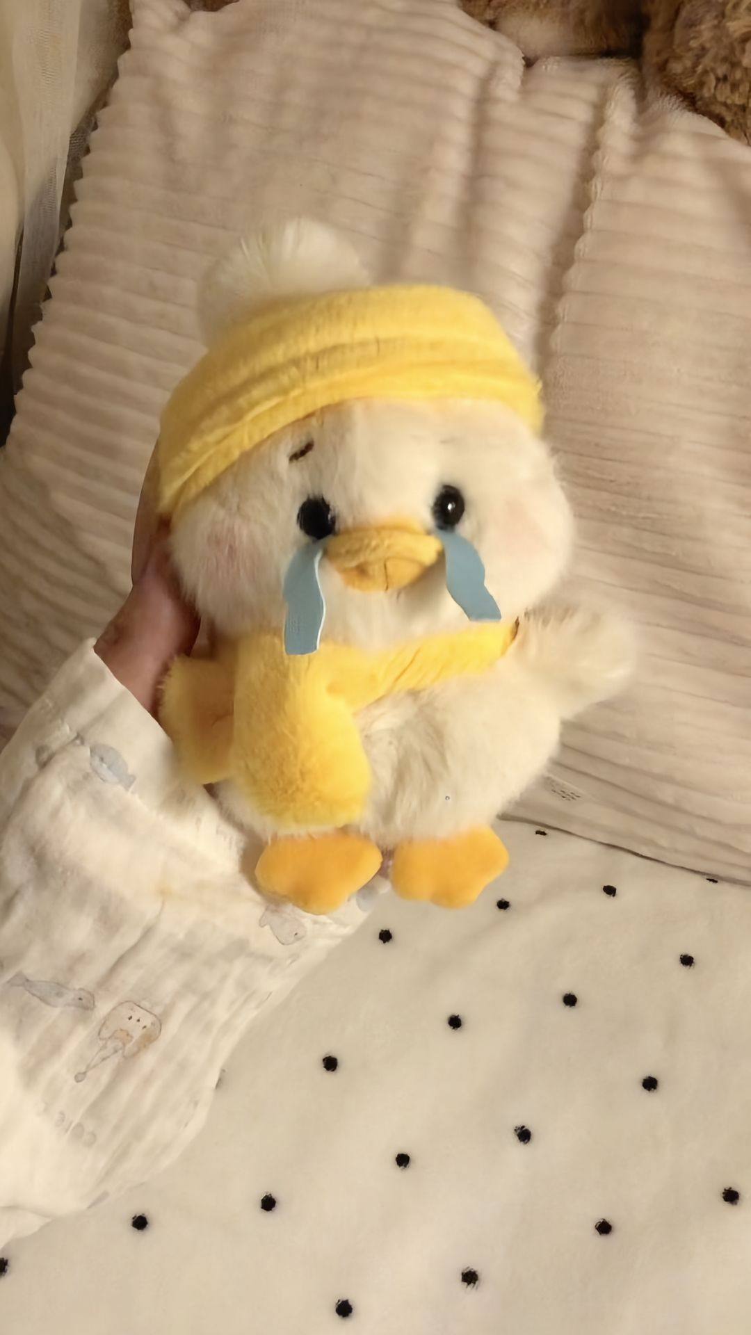 为偶发声道歉鸭生气企鹅背包小挂件发声毛绒玩偶情侣送女生日礼物