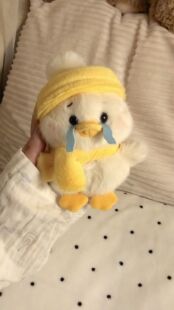 为偶发声道歉鸭生气企鹅背包小挂件发声毛绒玩偶情侣送女生日礼物