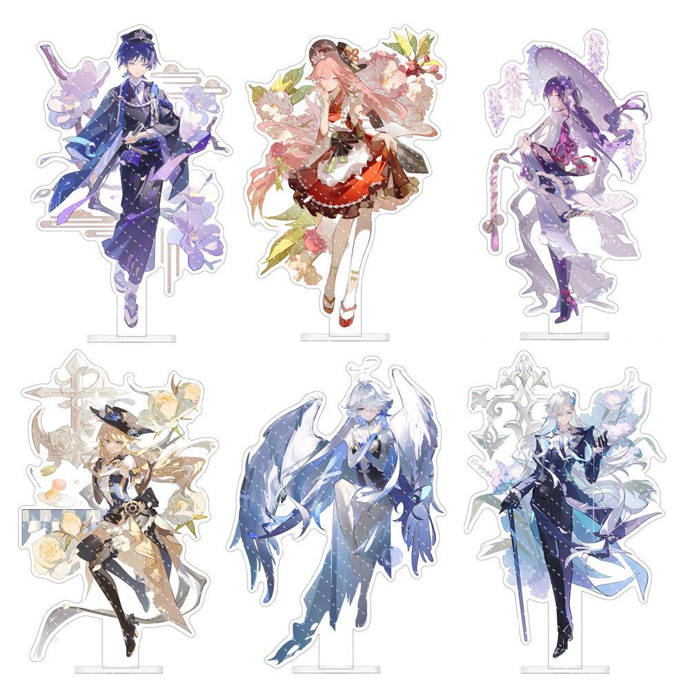 YS那维莱特雷神八重娜维娅散兵水神芙宁娜周边谷子立牌摆件亚克力