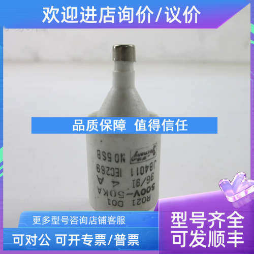 议价R021 D01 500V 4A 陶瓷保险丝熔断器熔芯 RO21