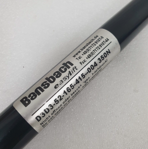 德国Bansbach气弹簧/阻尼器/支撑杆D3D3-52-165-415--004 350N