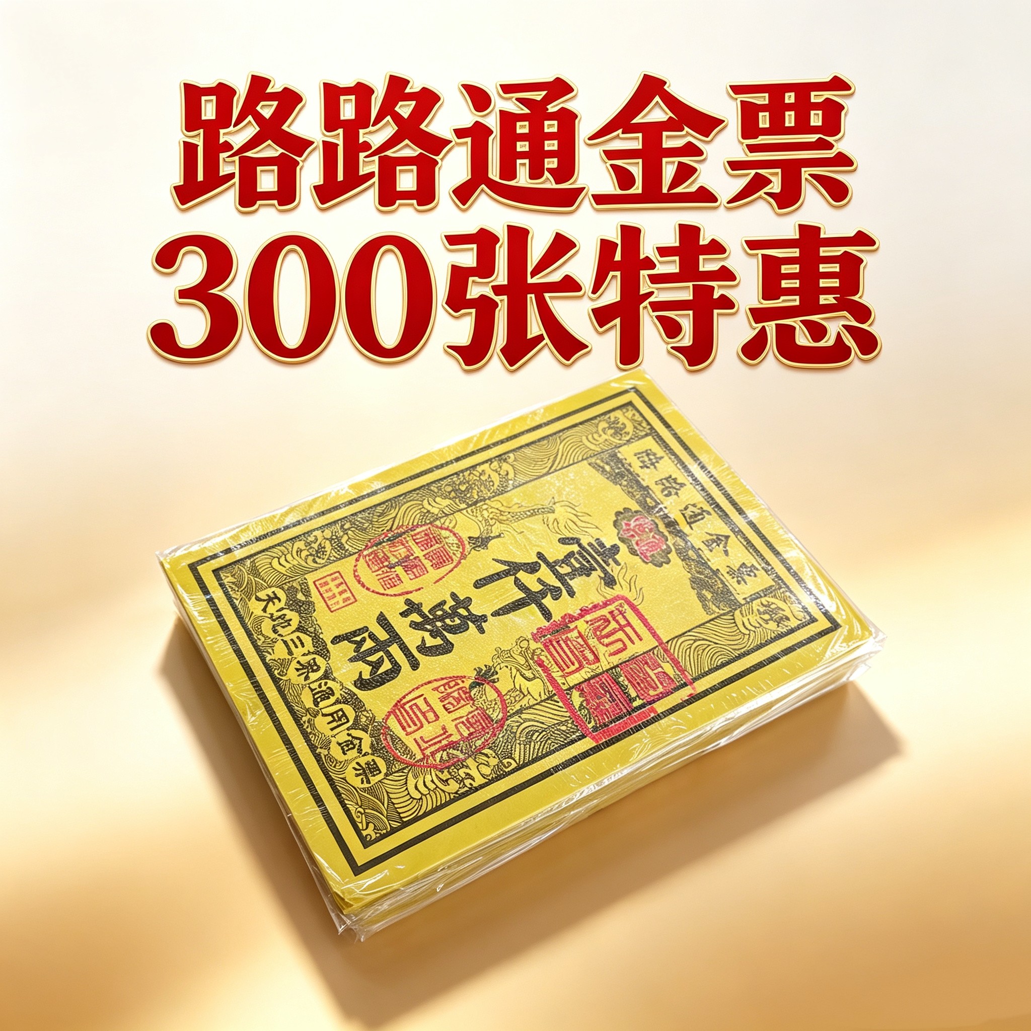300张路路通大金票一千万两