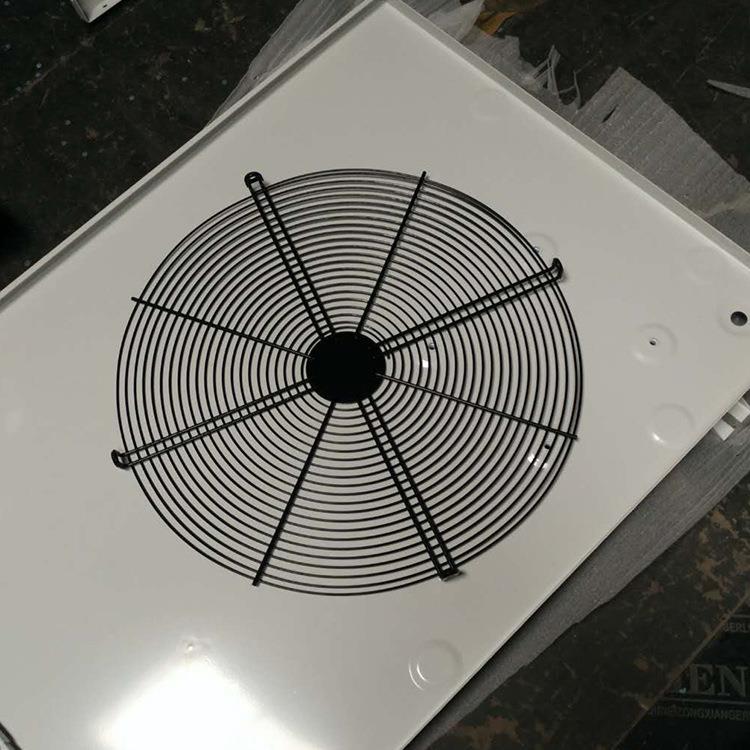 钣金20P顶出风外壳V型蒸发器焊工艺管外转子热泵钣金配件