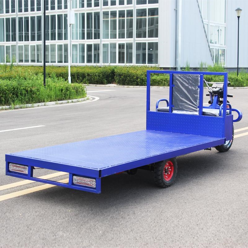 电动三轮车货运加长平板车拉货农用载重王自卸大功率爬坡油电两用