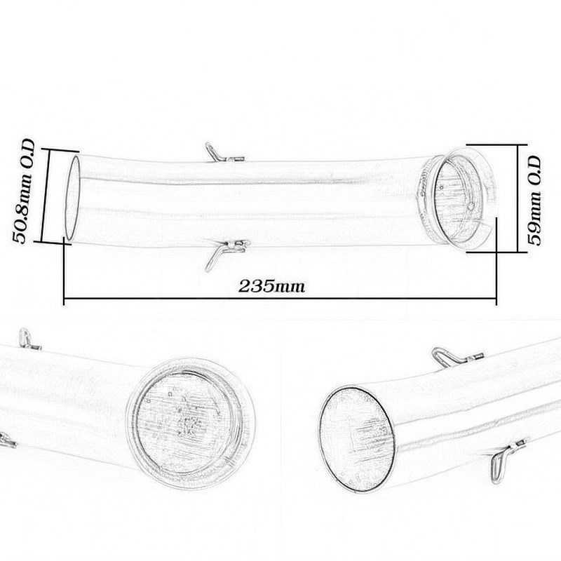 2017-20年KTM DUKE 250 DUKE390中段 RC390摩托车排气管改装中段