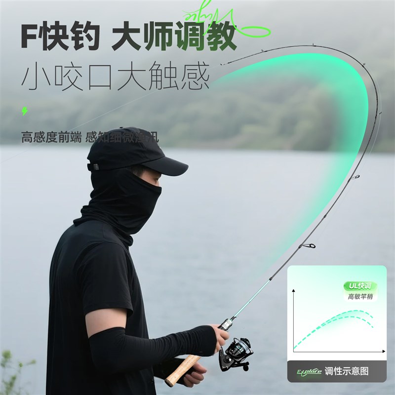 渔之源微物路亚竿全套新手路亚竿ul弹射路亚微物杆马口竿2025新款