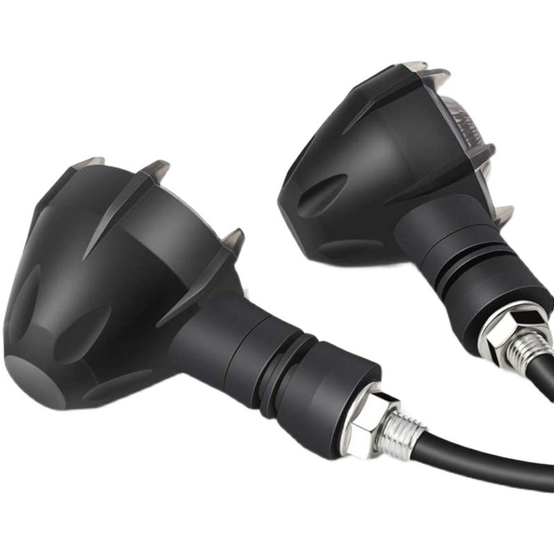 摩托车转向灯led日行灯12V电动车小猴子春风改装配件流水方转向灯