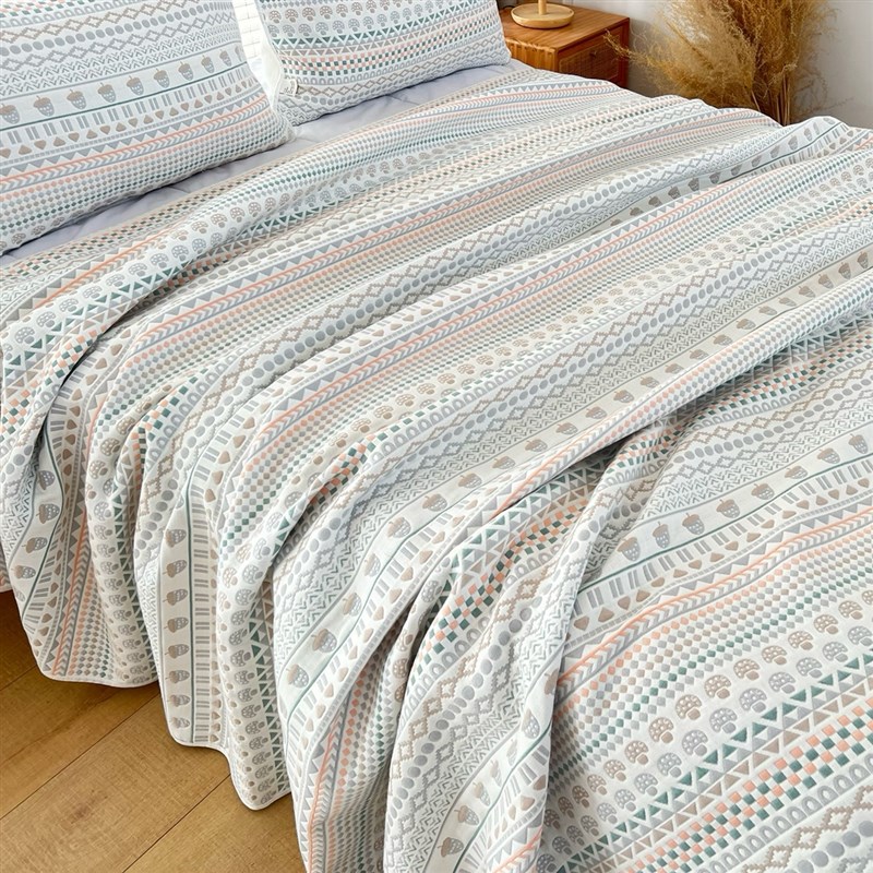 母婴A类6层纱布软席床单榻榻米大床盖拼接床纱布婴儿床单机洗