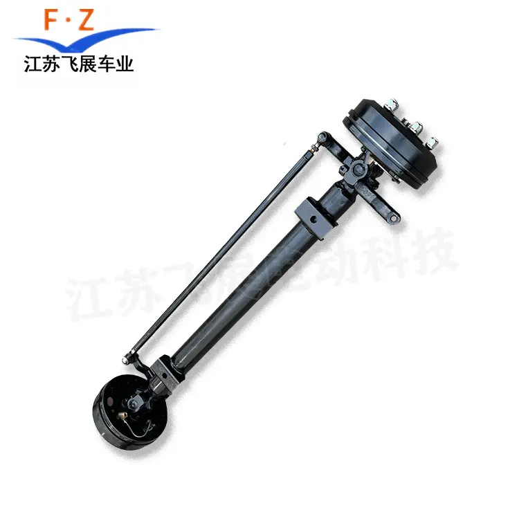 电动四轮车五孔油鼓刹转向前桥