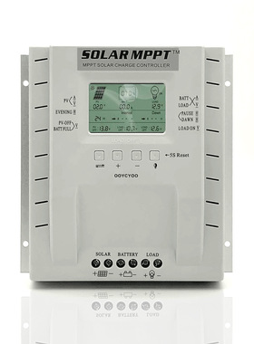 款MPPT12V24V60A太阳能充电控制器P60太阳能发电系统控制器