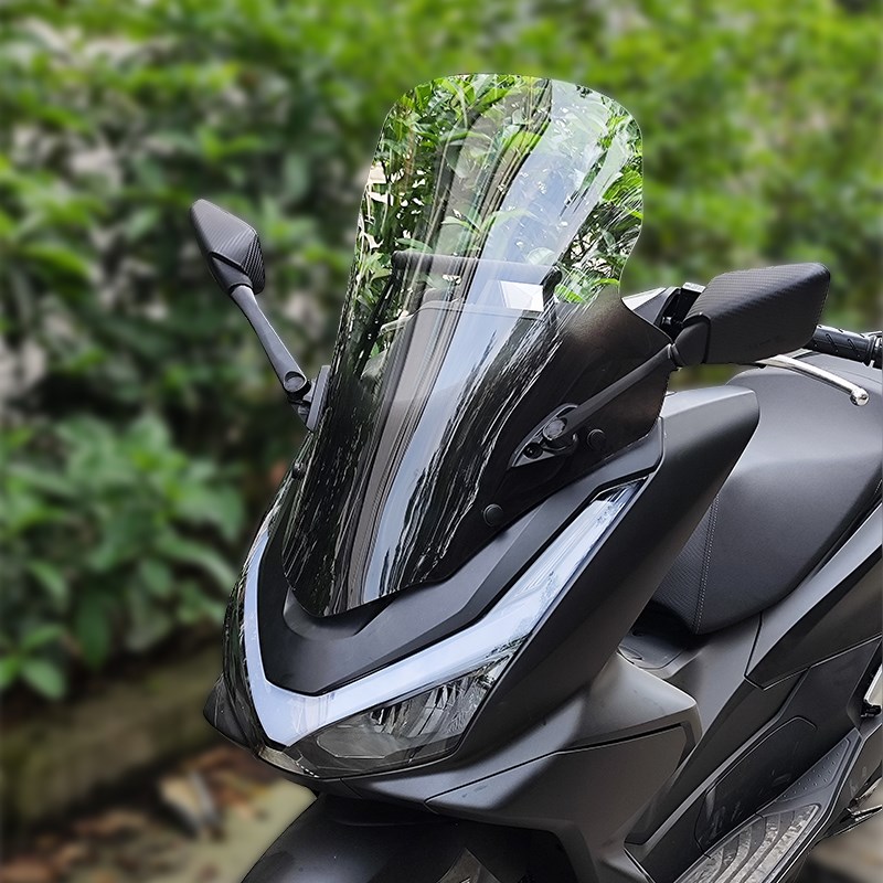 天飞仕适用本田25款PCX160风挡改装pcx后视镜前移挡风带拓展横杆