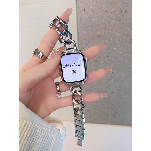 星光链条不锈钢oppo手表watch3/2/X/3pro/4pro表带金属男女se适用