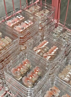 穿戴甲福袋 盲盒捡漏甲片成品美甲贴片假指甲脚甲送工具长短款