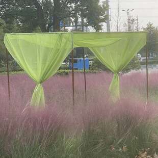 新款户外庭院茶寮帐篷蚊帐支架遮阳棚便携框架别墅打卡室外阳台