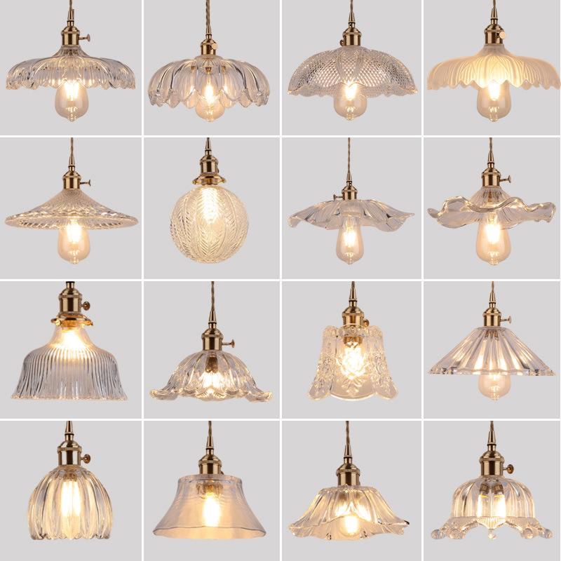 复古日系北欧简约床头过道创意玻璃小吊灯酒吧咖啡厅民宿餐厅吊灯